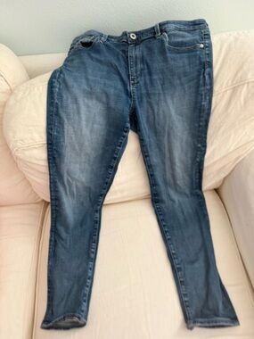 AG Adriano Goldschmmied Women's Slim Skinny Jeans - Faded Blue Wash